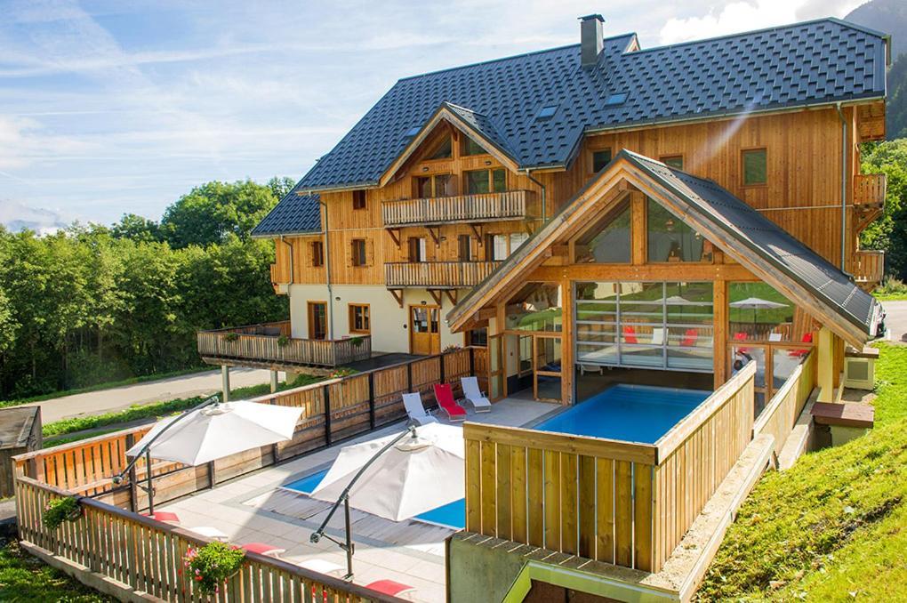 Appartement Les Chalets De Belledonne Saint-Colomban-des-Villards 외부 사진